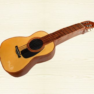 Guitar Shape Cake